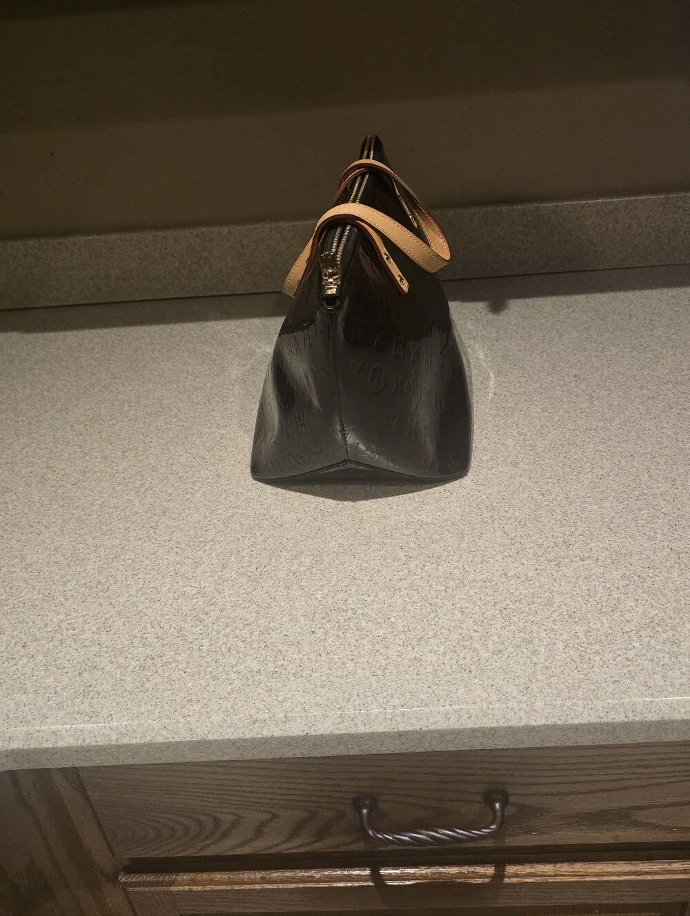 Authentic Louis Vuitton Vernis Bellevue PM handbag